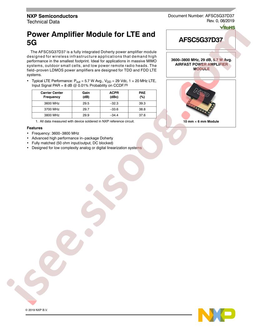 AFSC5G37D37 Datasheet