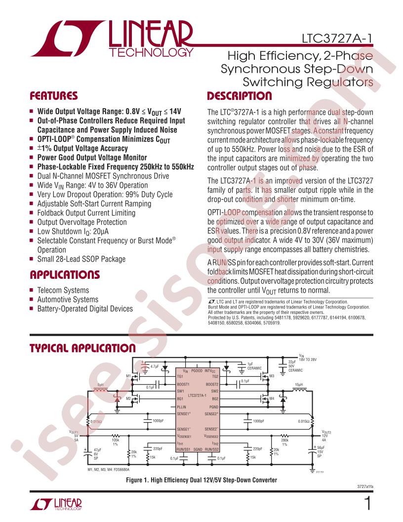 LTC3727A-1