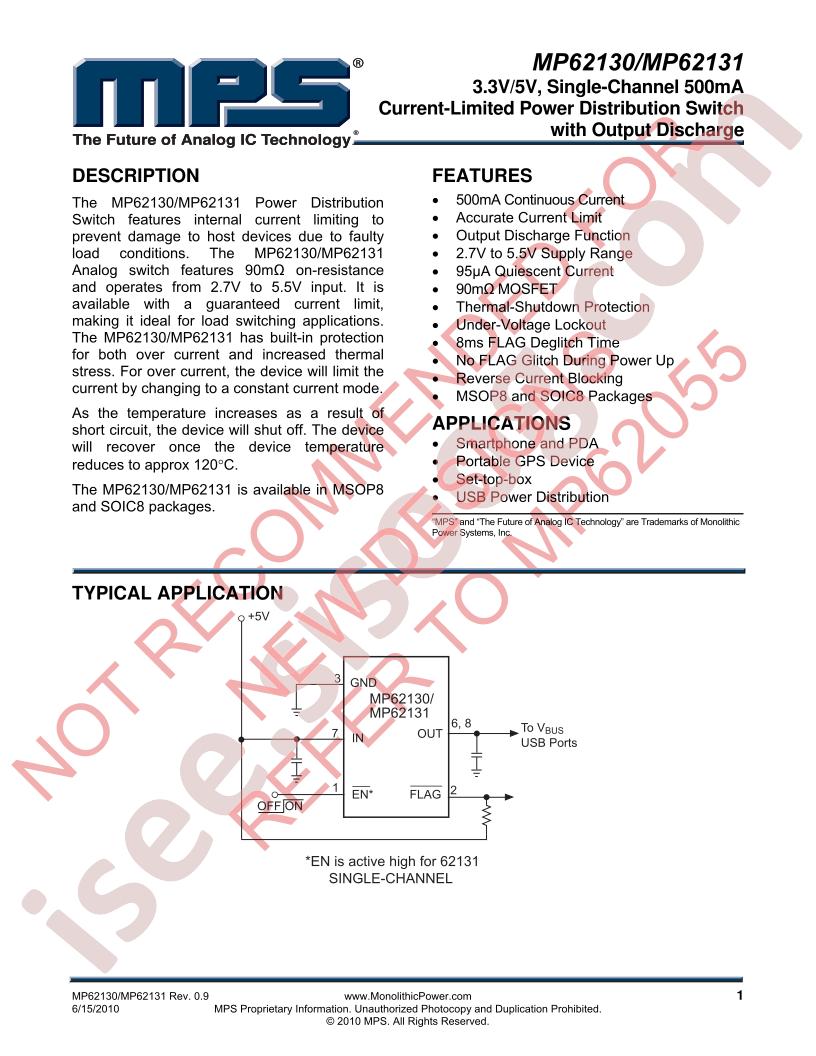 MP62130, MP62131 Datasheet