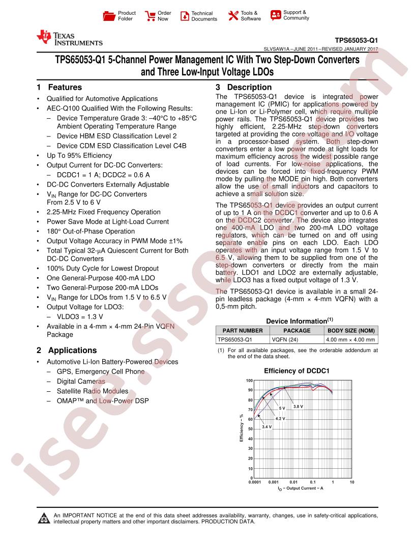 TPS65053x-Q1