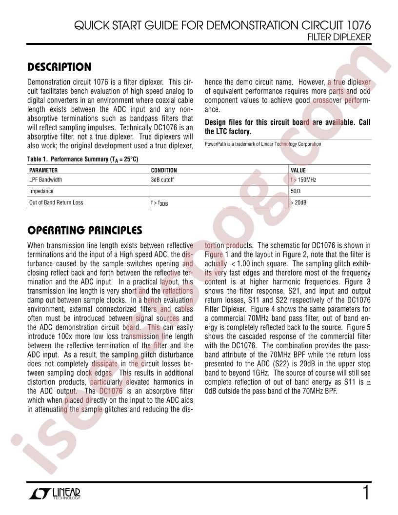 DC1076 Quick Start Guide