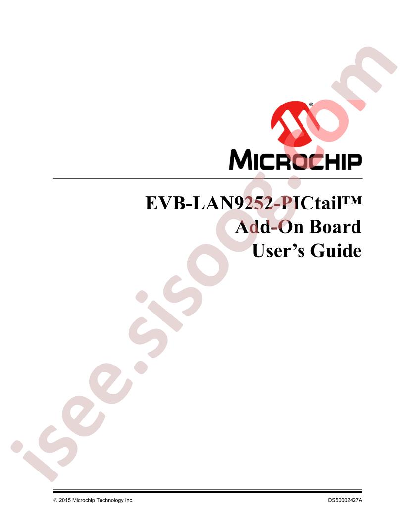 EVB-LAN9252-PICtail™ Guide