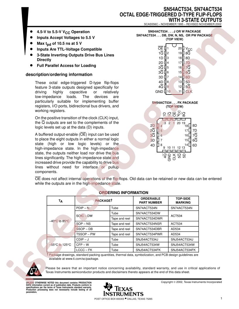 SN54/74ACT534