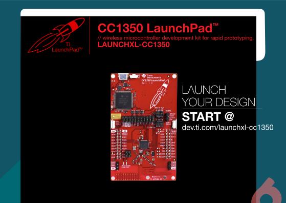 CC1350 LaunchPad Getting Started Guide
