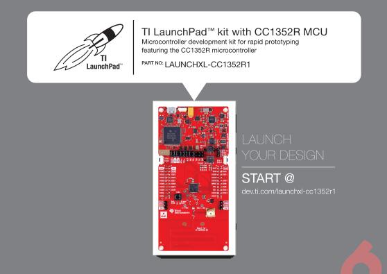 LAUNCHXL-CC1352R1 Quick Start Guide