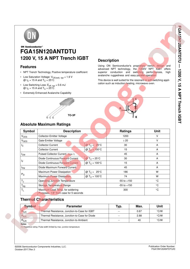 FGA15N120ANTDTU