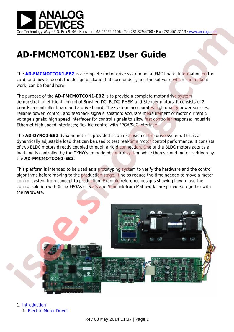 AD-FMCMOTCON1-EBZ User Guide