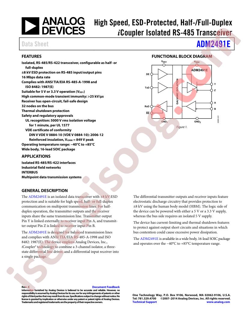 ADM2491E