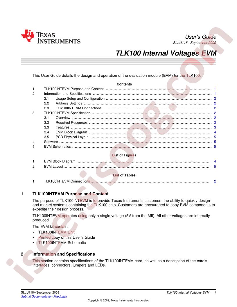 TLK100INTEVM