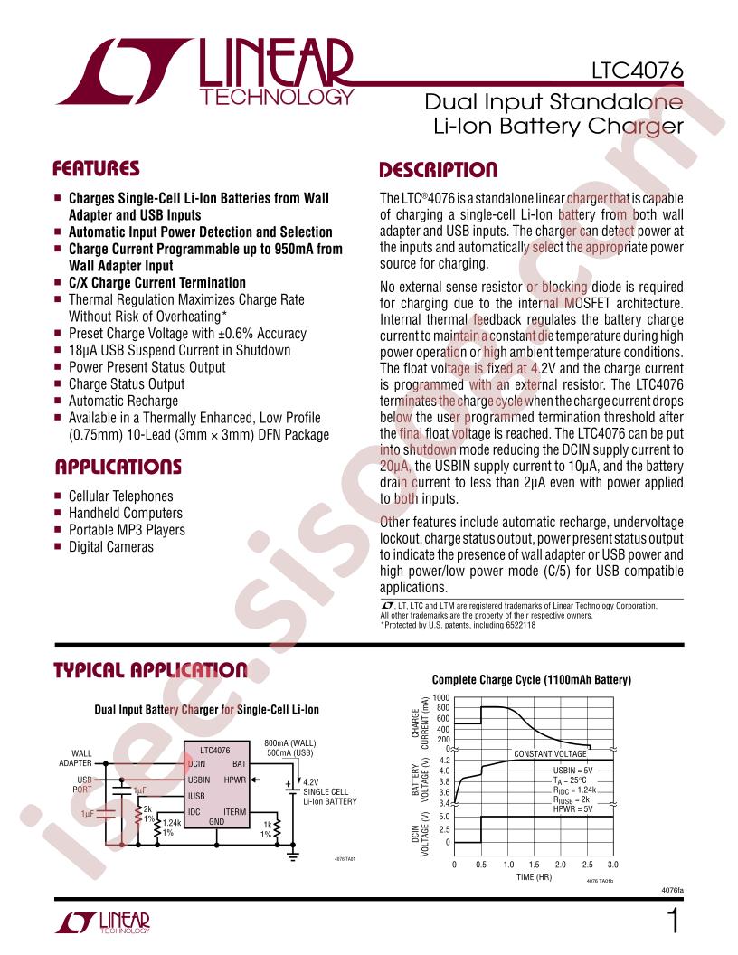 LTC4076