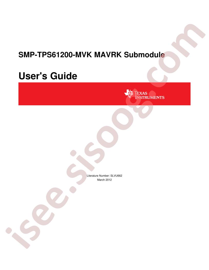 SMP-TPS61200-MVK Ref Kit