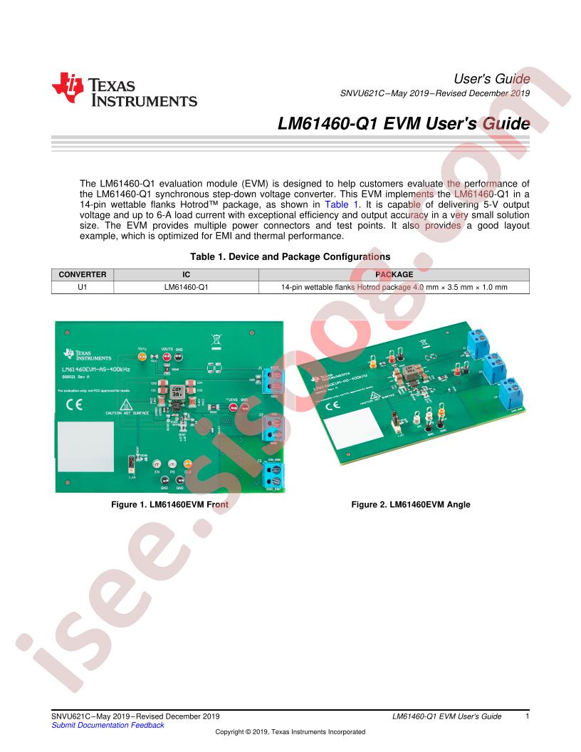 LM61460-Q1 EVM User Guide