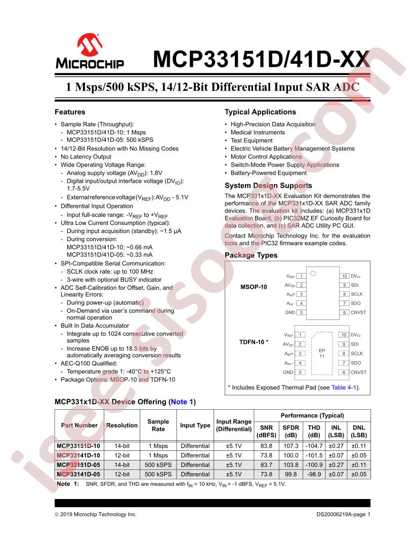 MCP33151D/41D-xx~