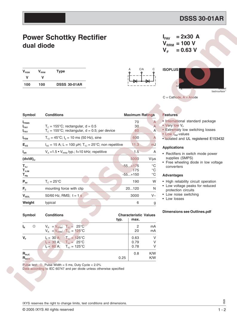 DSSS30-01AR