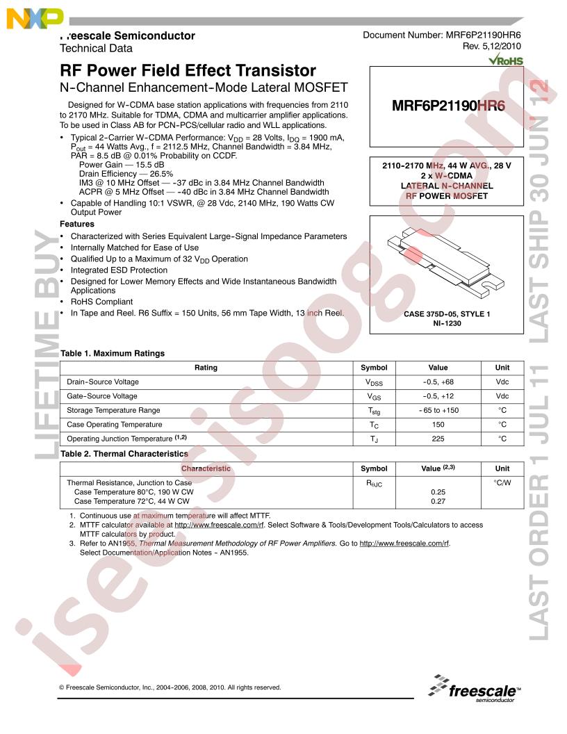 MRF6P21190H