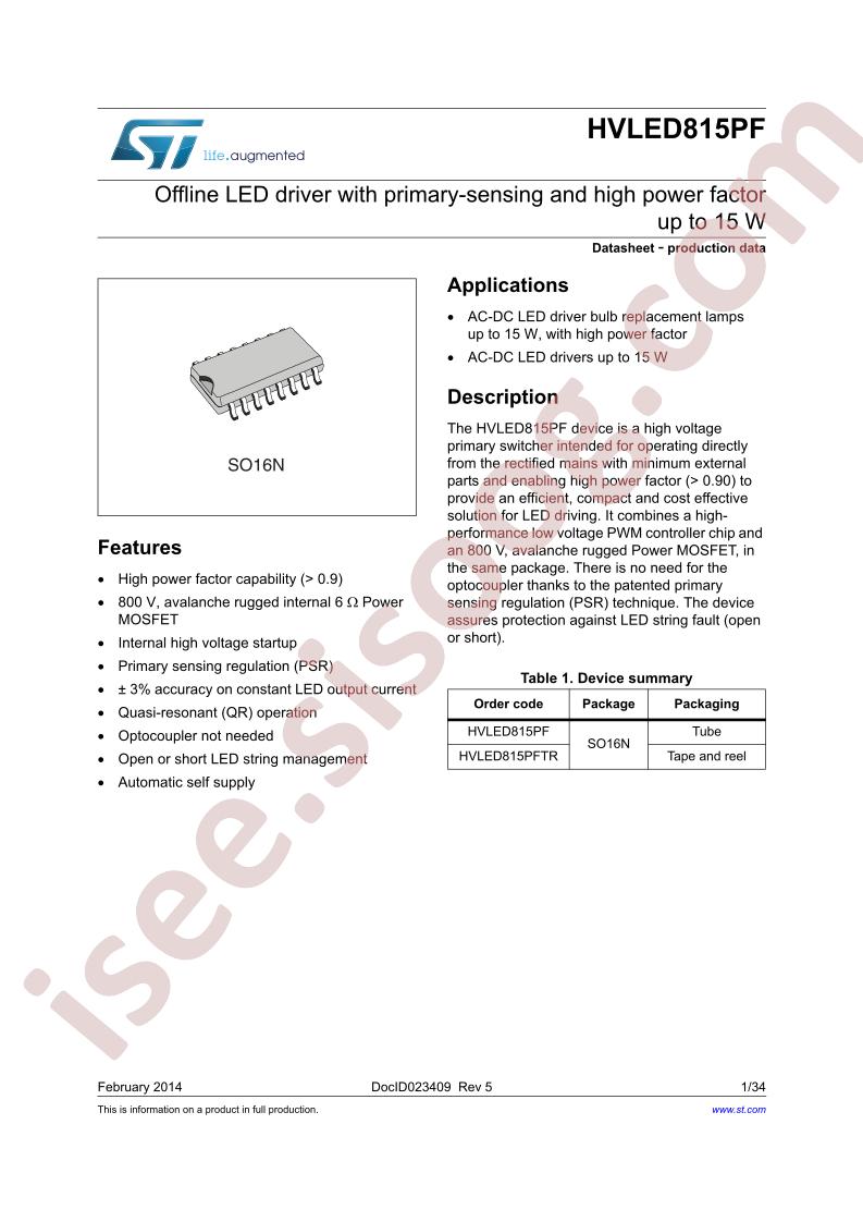 HVLED815PF