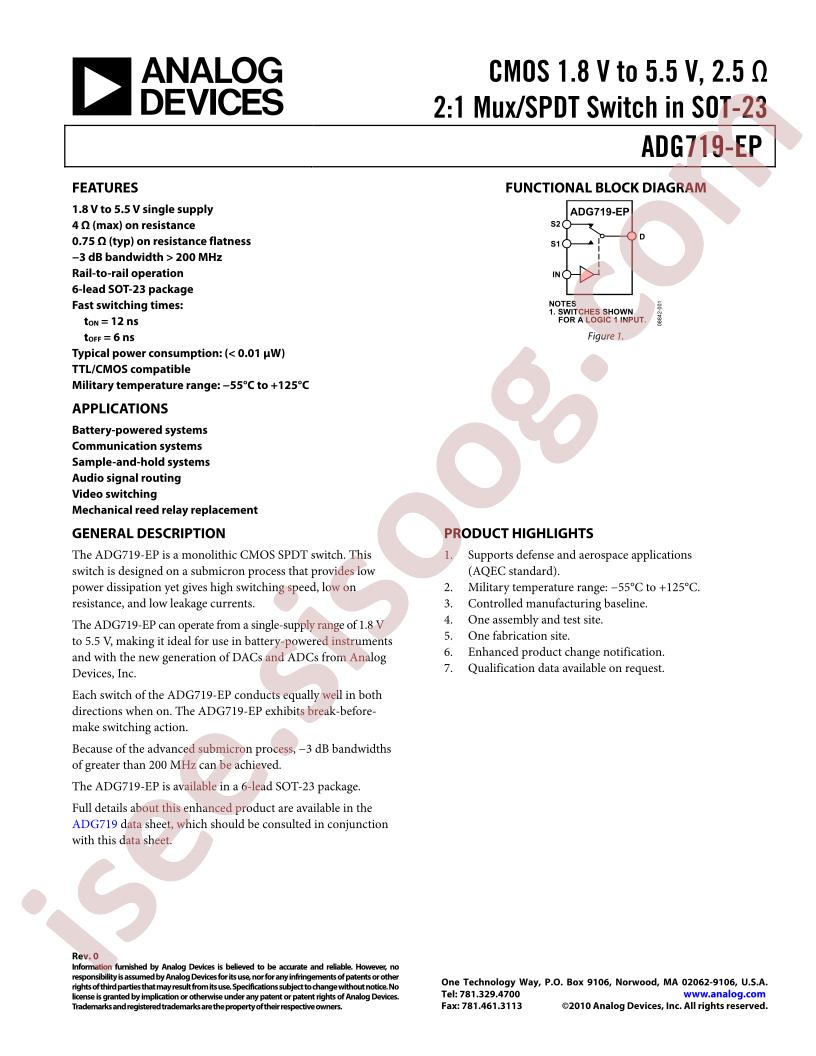ADG719-EP
