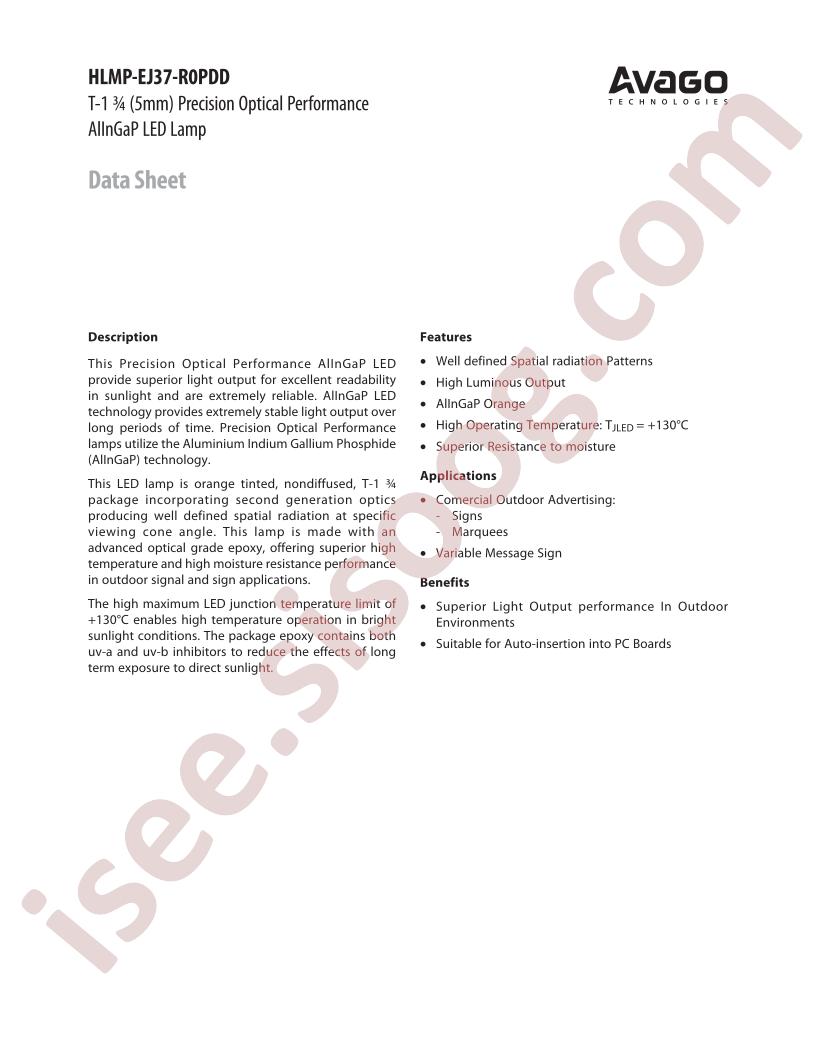 HLMP-EJ37-R0PDD