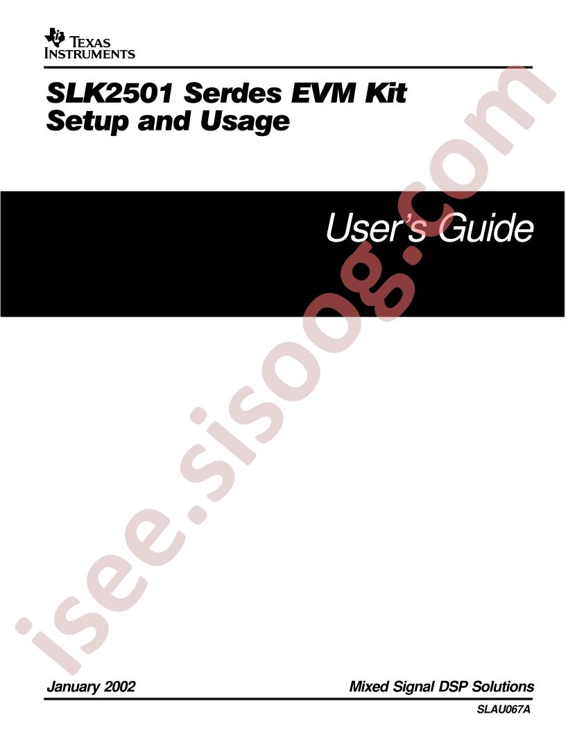 SLK2501