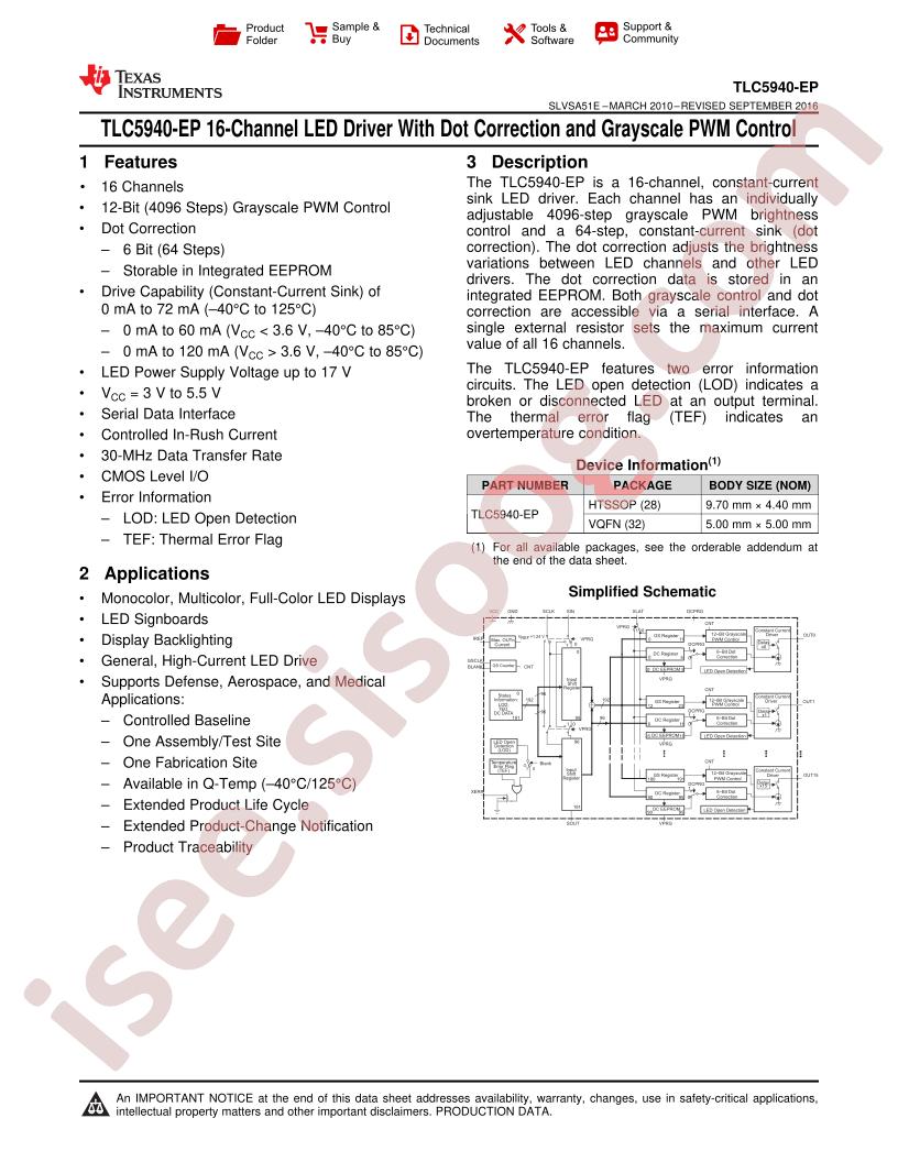 TLC5940-EP