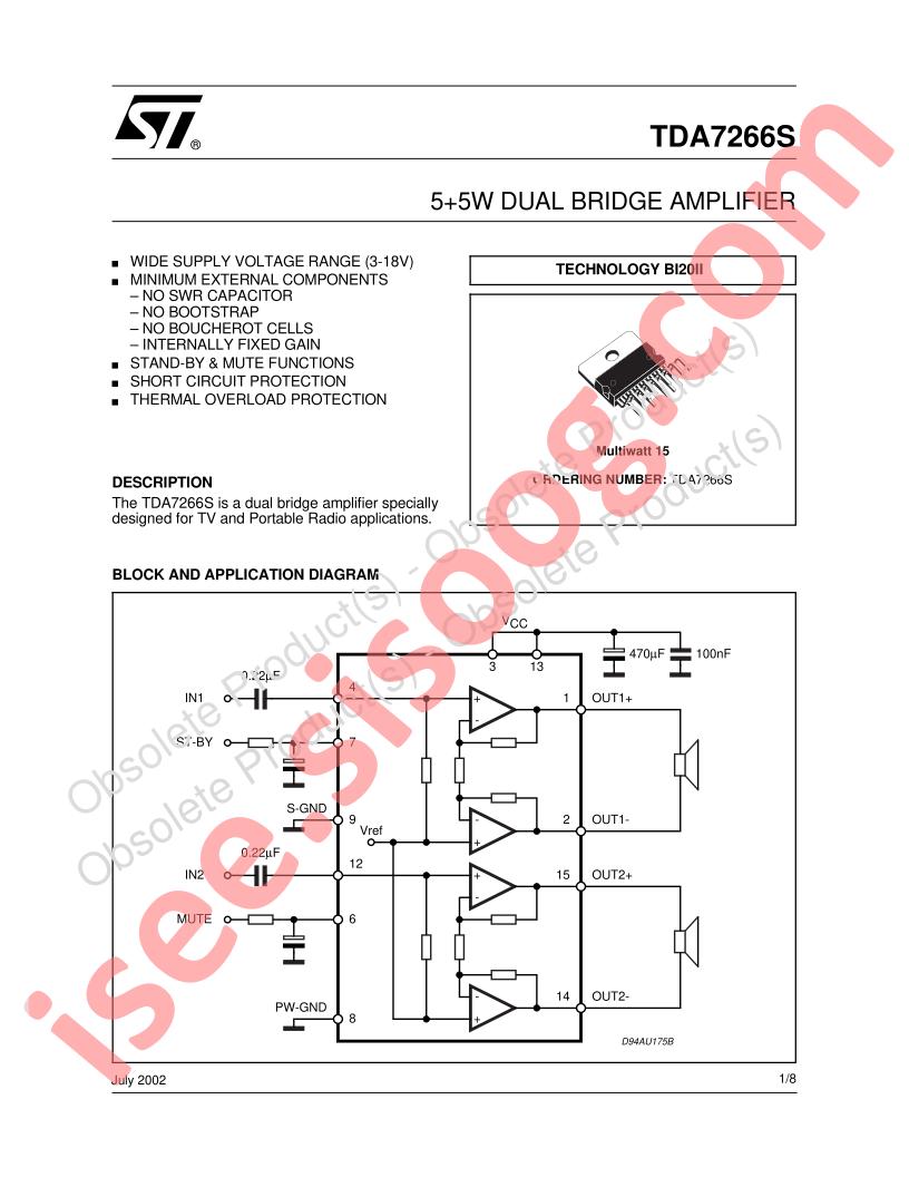 TDA7266S