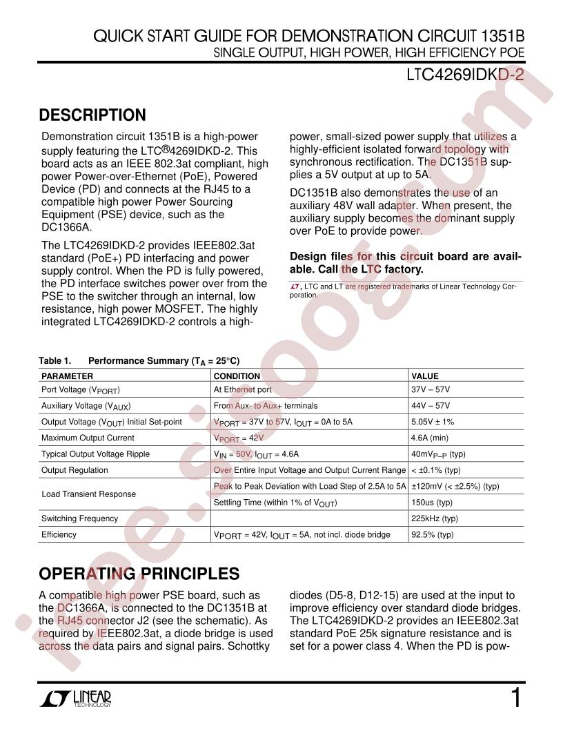 DC1351B Quick Start Guide