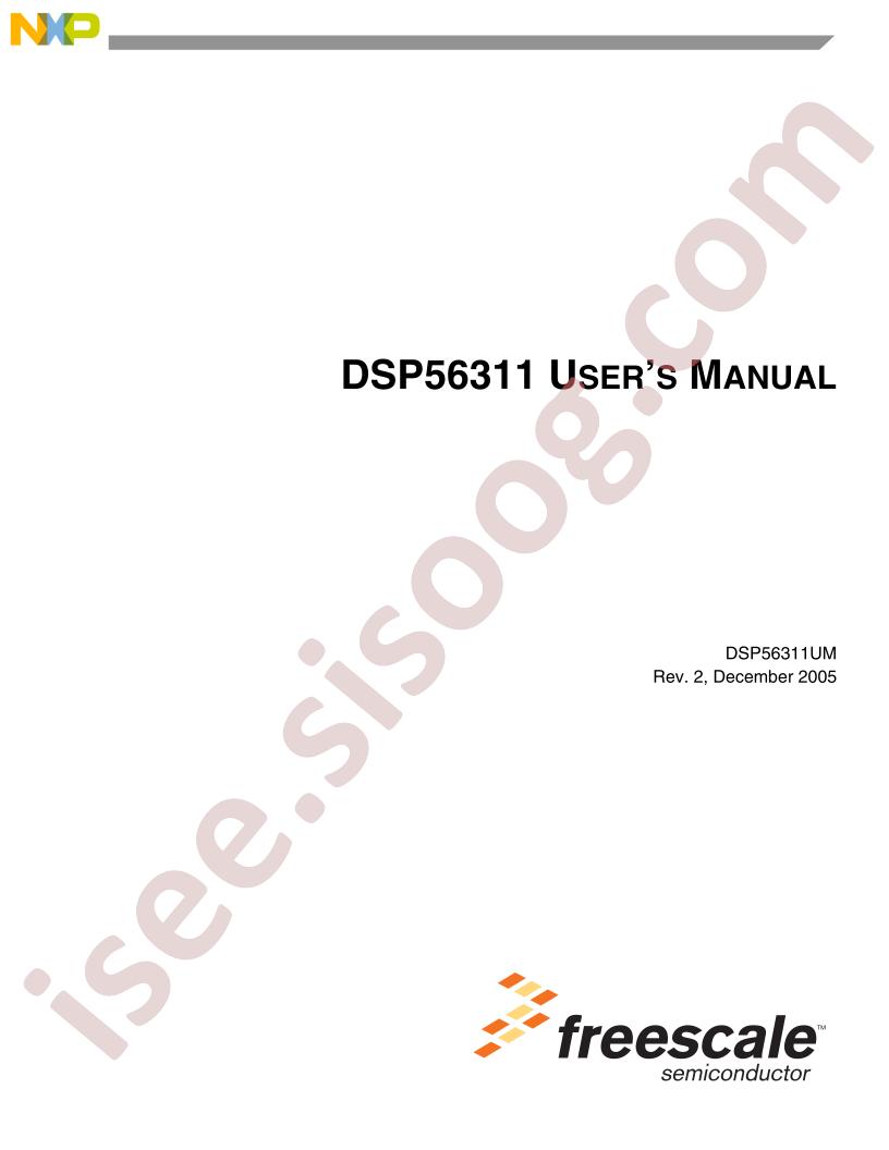 DSP56311 User Manual