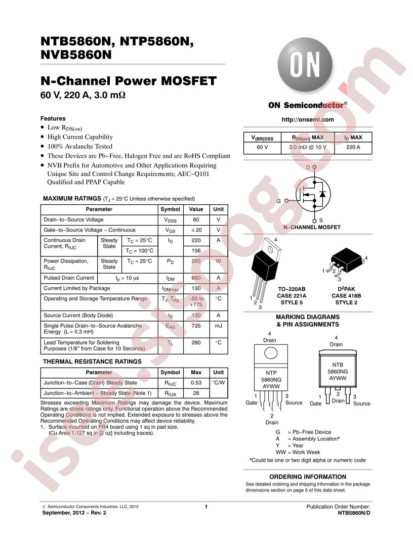 NTB/NTP5860N