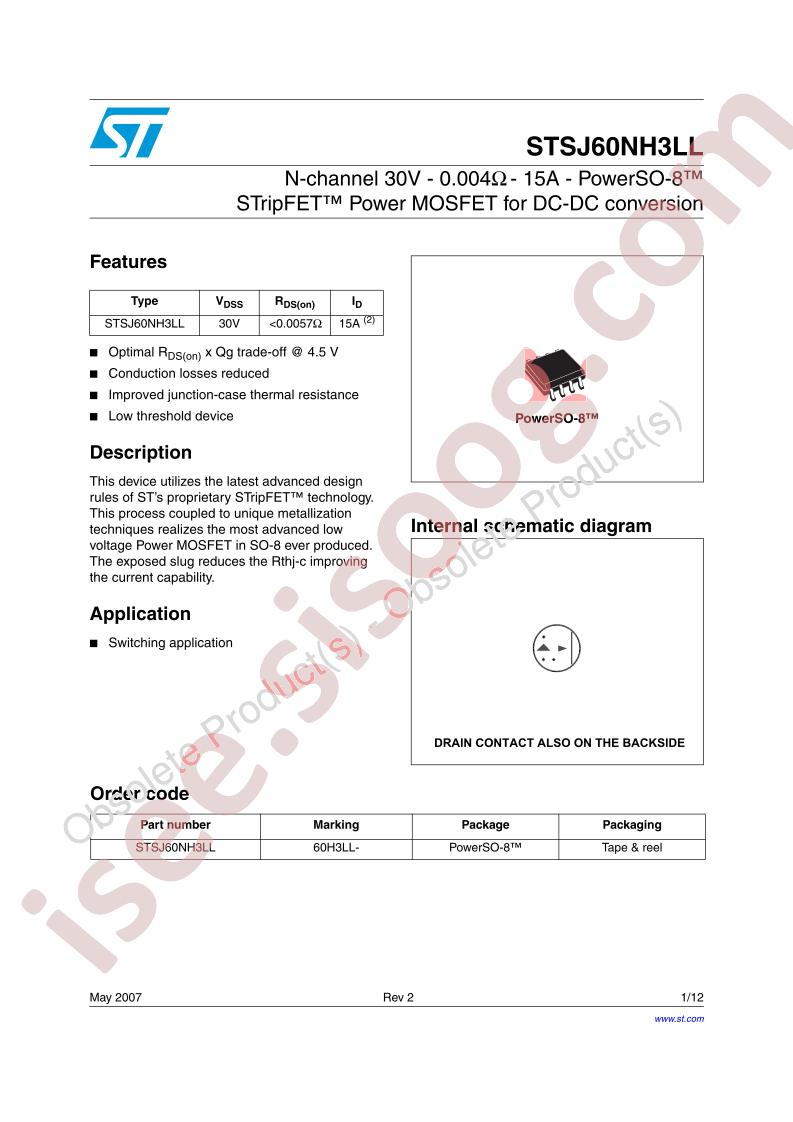 STSJ60NH3LL
