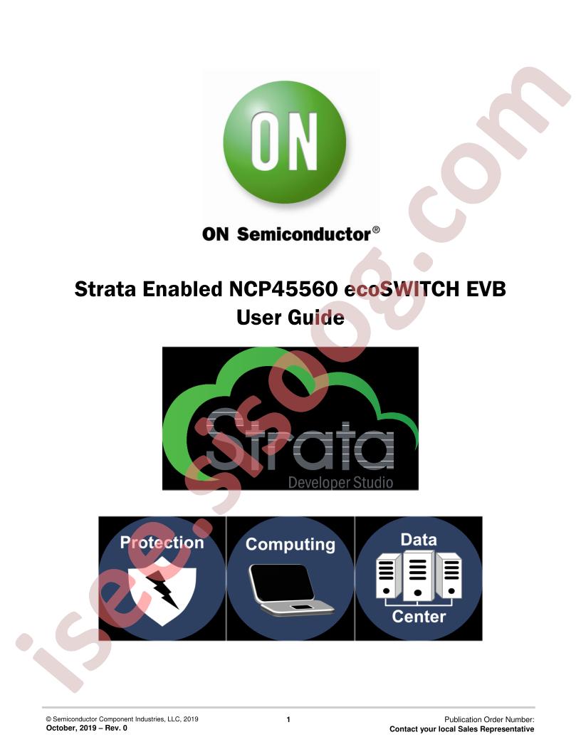 Strata Enabled NCP45560 ecoSWITCH EVB Guide