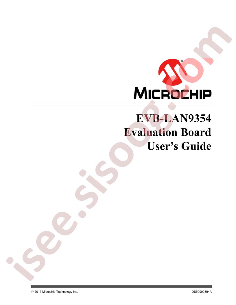 EVB-LAN9354 Guide