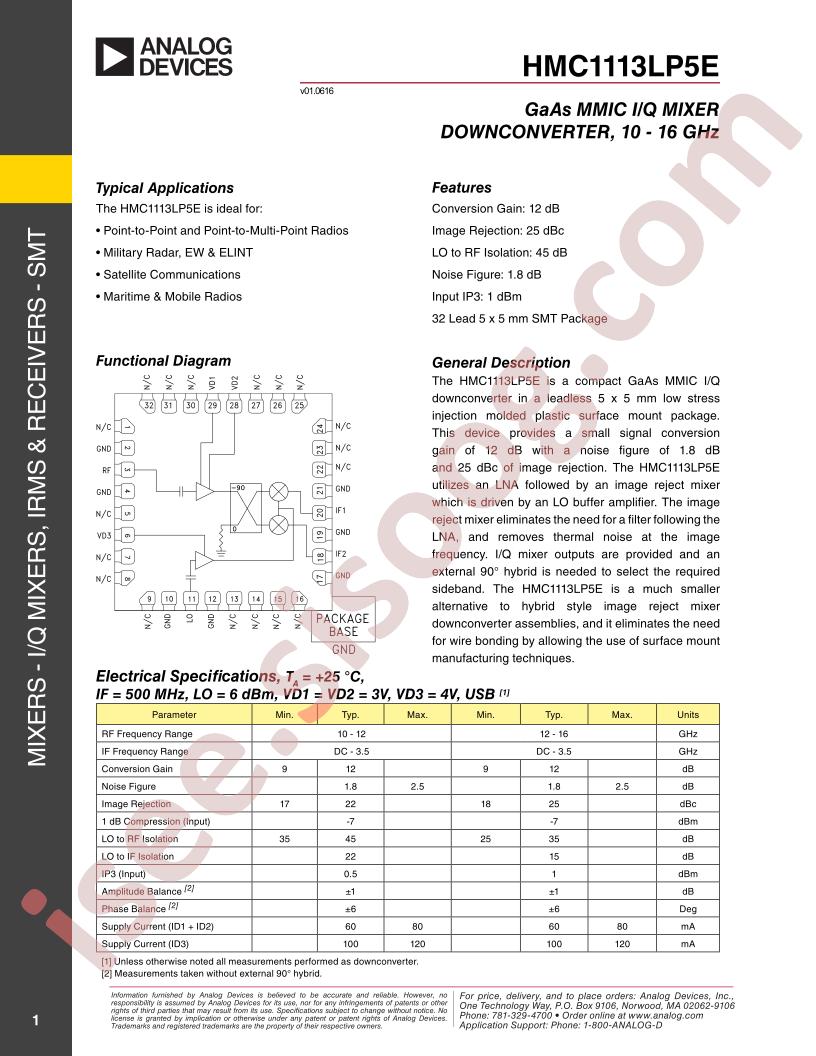 HMC1113LP5E