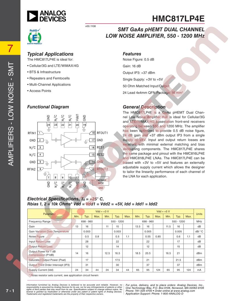 HMC817LP4E