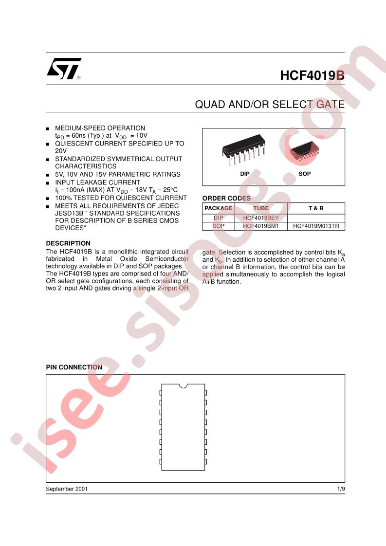 HCF4019B