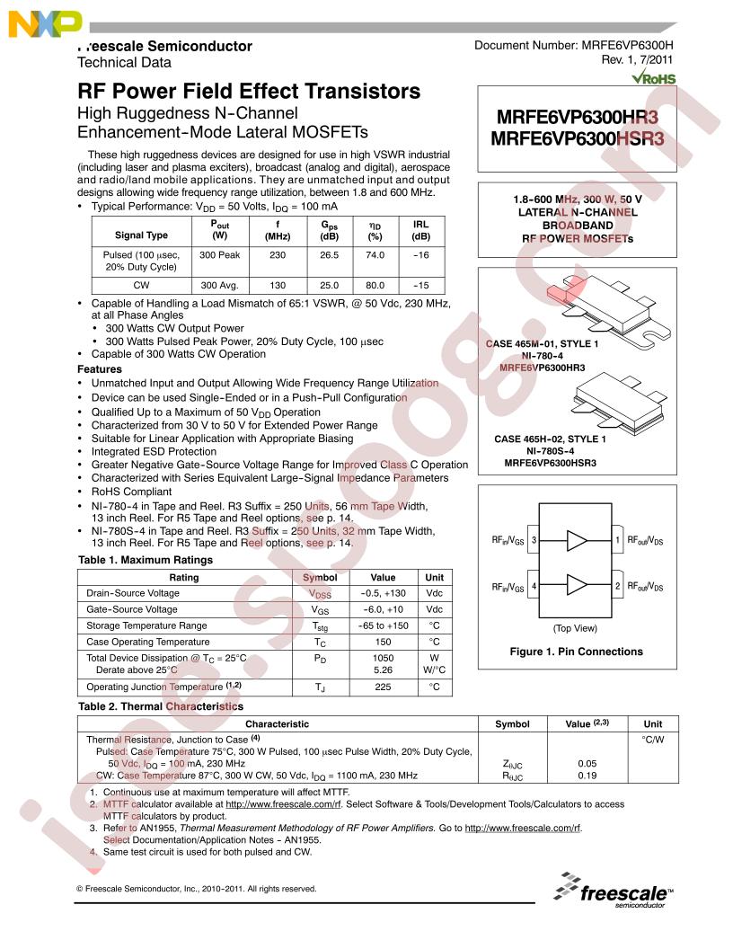 MRFE6VP6300H