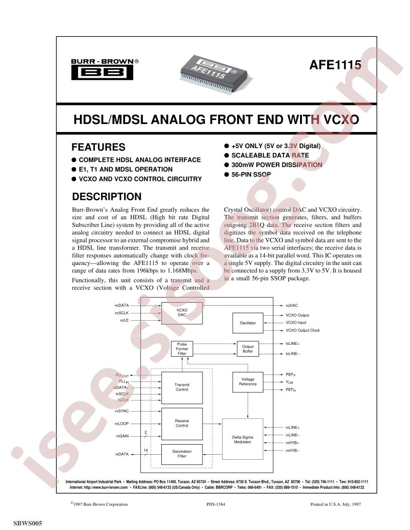 AFE1115