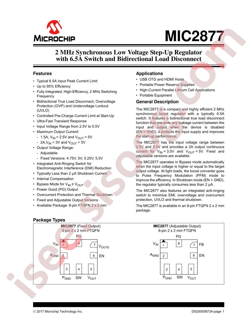 MIC2877 Datasheet