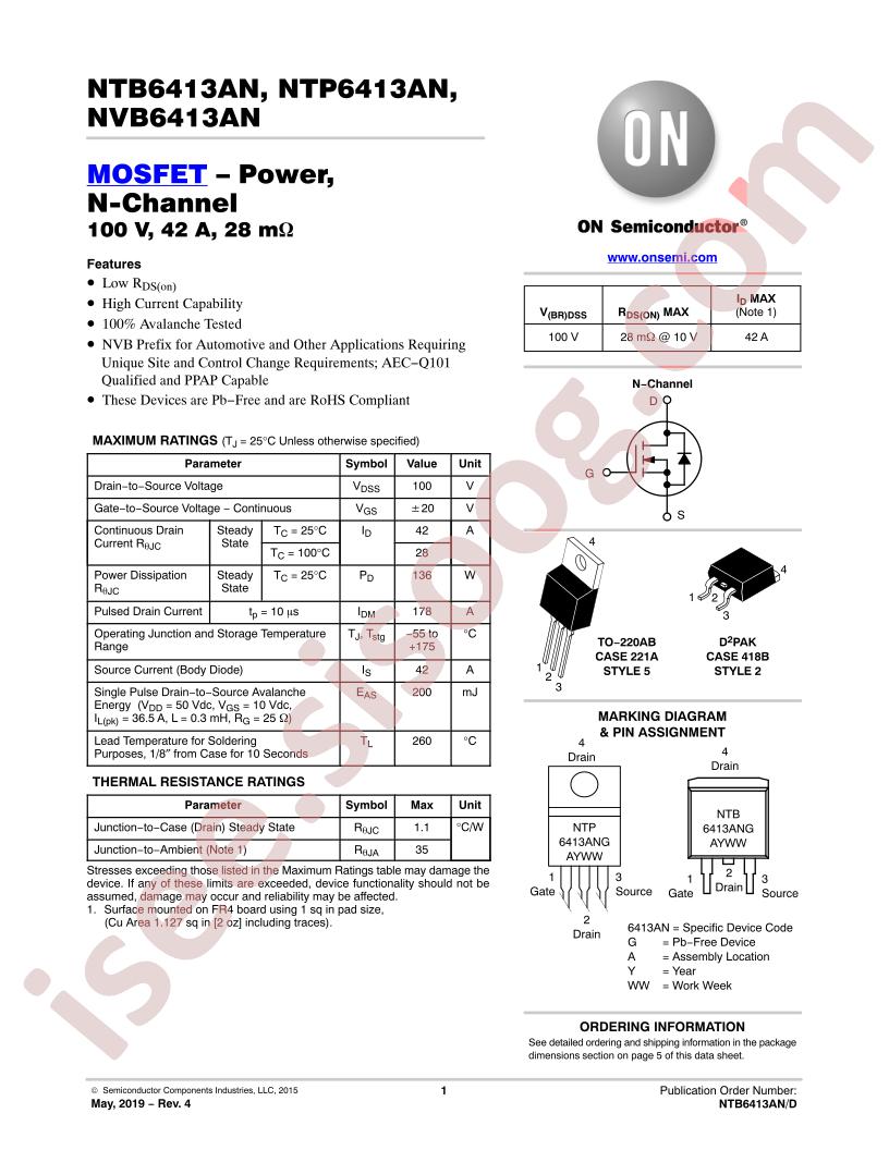 NTB,NTP6413AN
