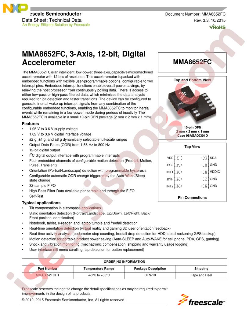 MMA8652FC