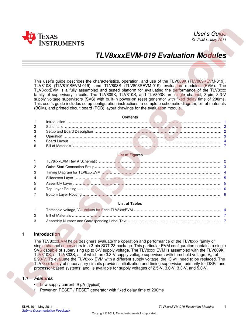 TLV8zzzEVM-019 User Guides