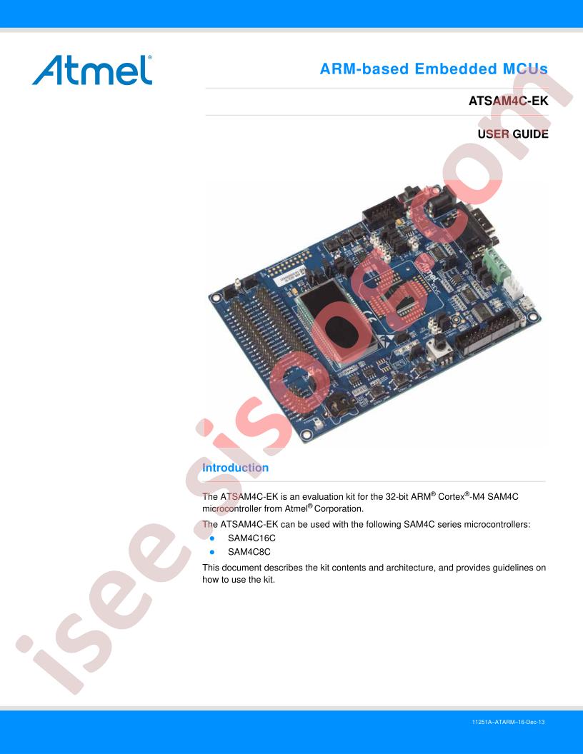 ATSAM4C-EK User Guide