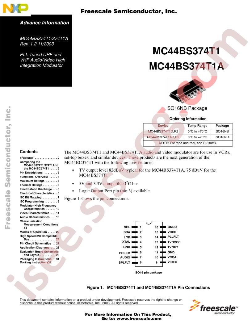 MC44BS374T1,T1A