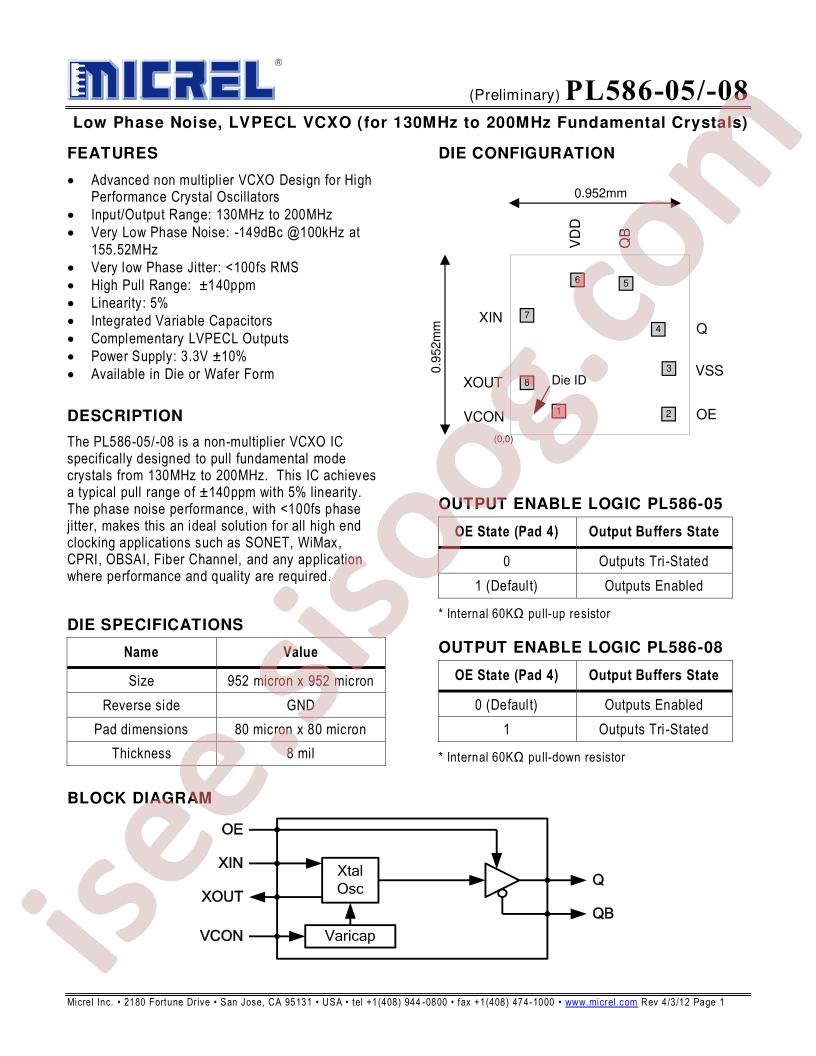 PL586-05,08 Preliminary~