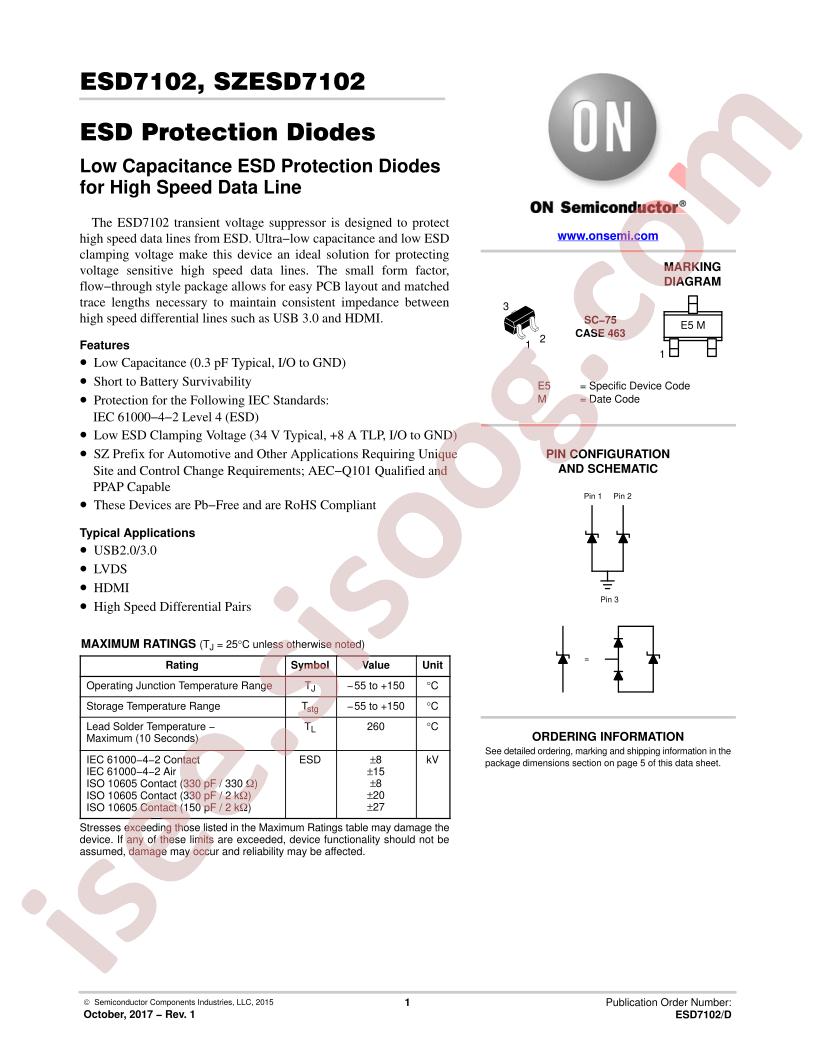 ESD7102, SZESD7102