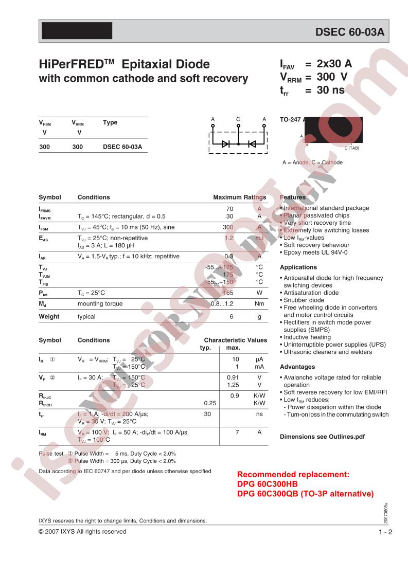 DSEC60-03A