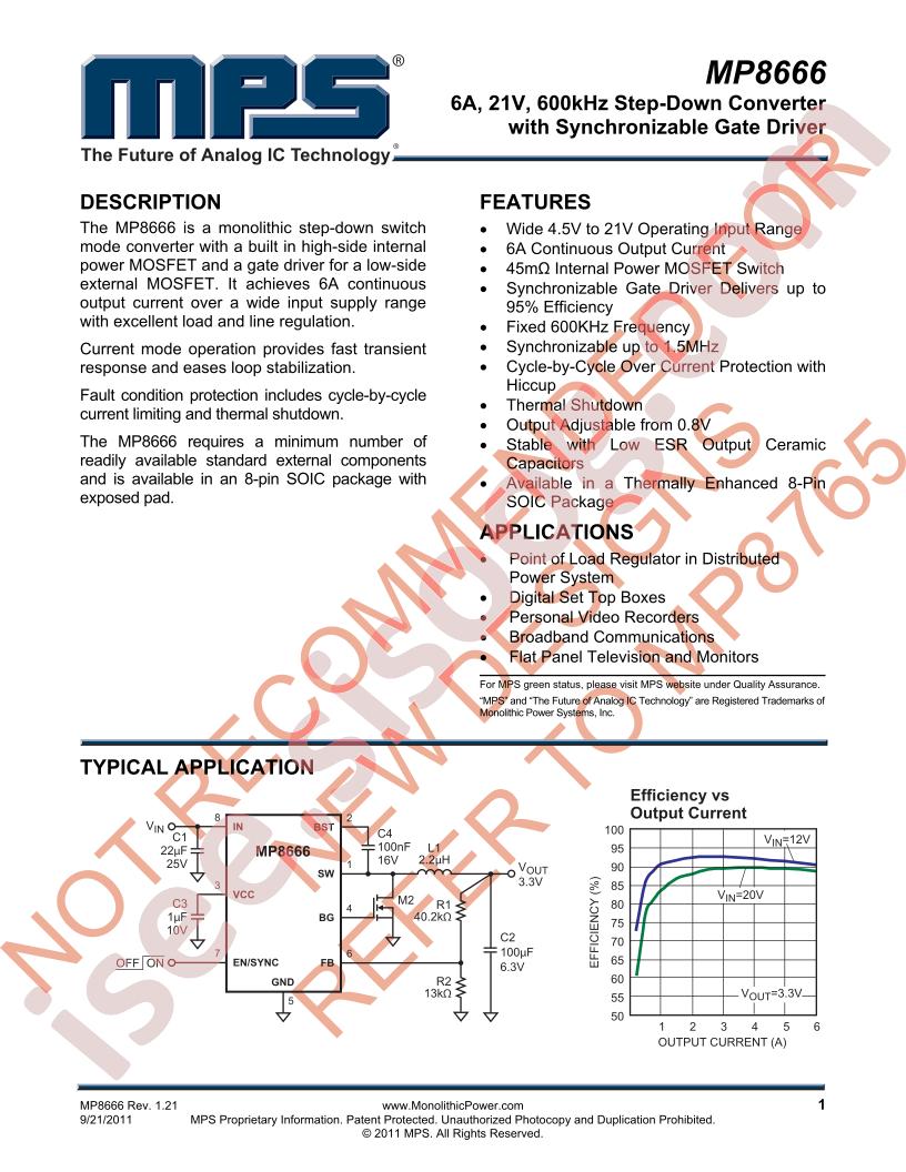 MP8666 Datasheet