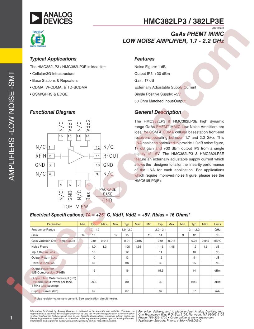 HMC382LP3/E