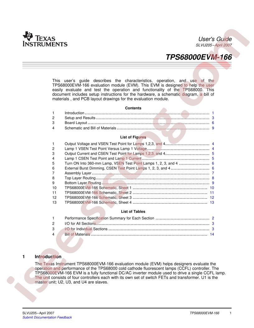 TPS68000EVM-166 Guide