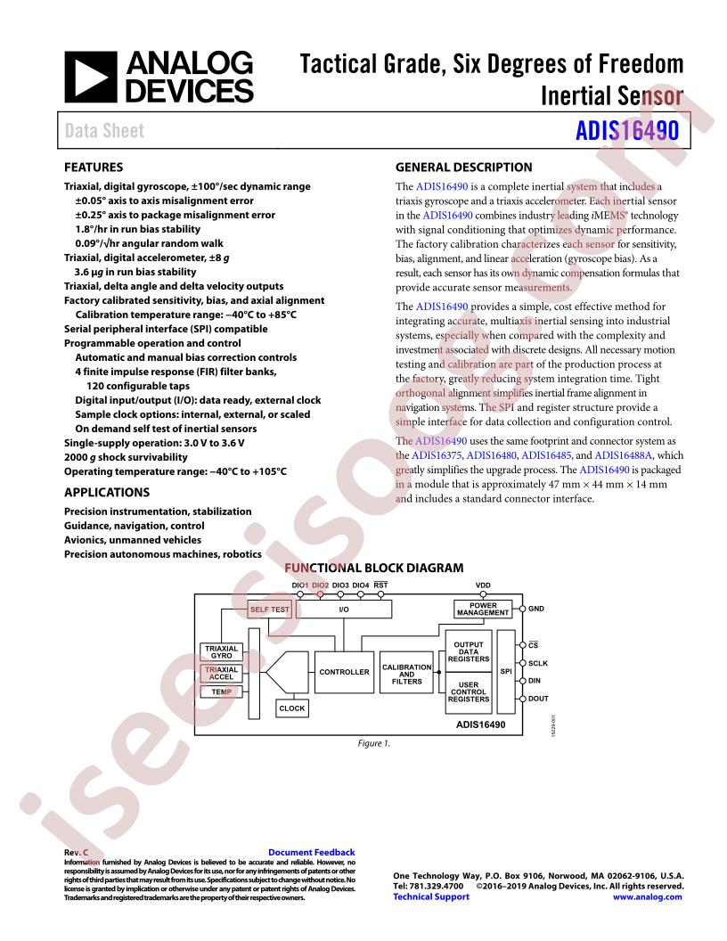 ADIS16490