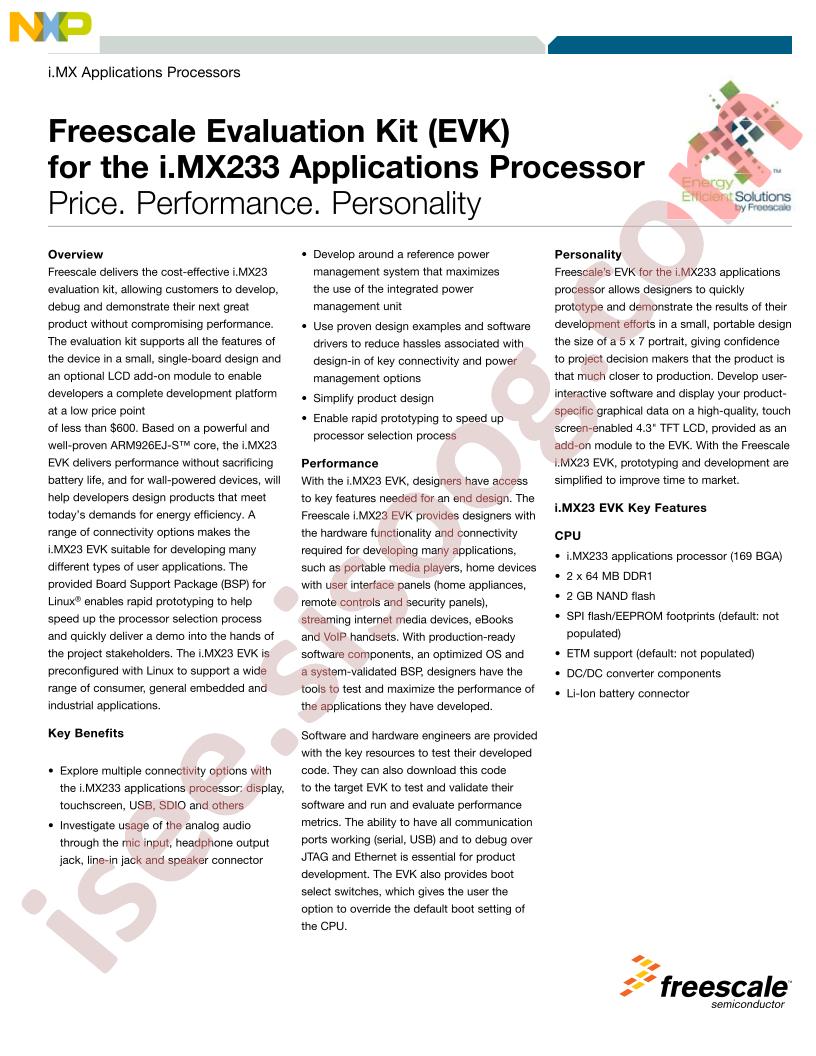 i.MX23 EVK App Processor